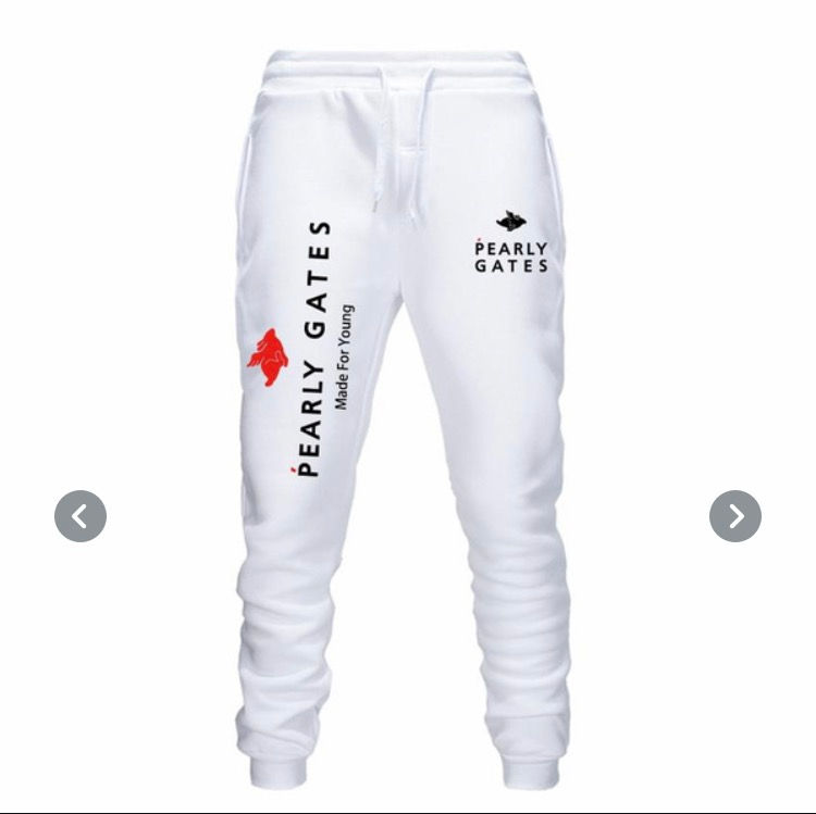 Thumbnail: PEARLY GATES “Made For Young” Adult Jogging Pants Fitness Sweat Pants