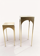 Gold pedestals