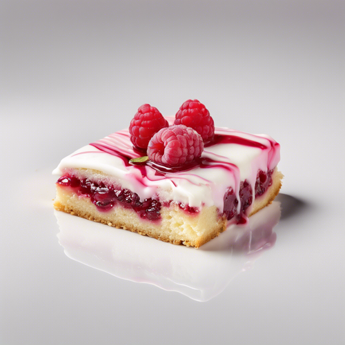 Fruity Raspberry Bakewell Slice | The Little Cake Box