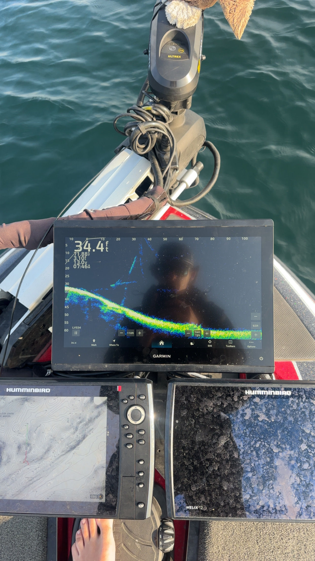 garmin livescope screen for reference