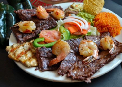 Arranged Food and Objects