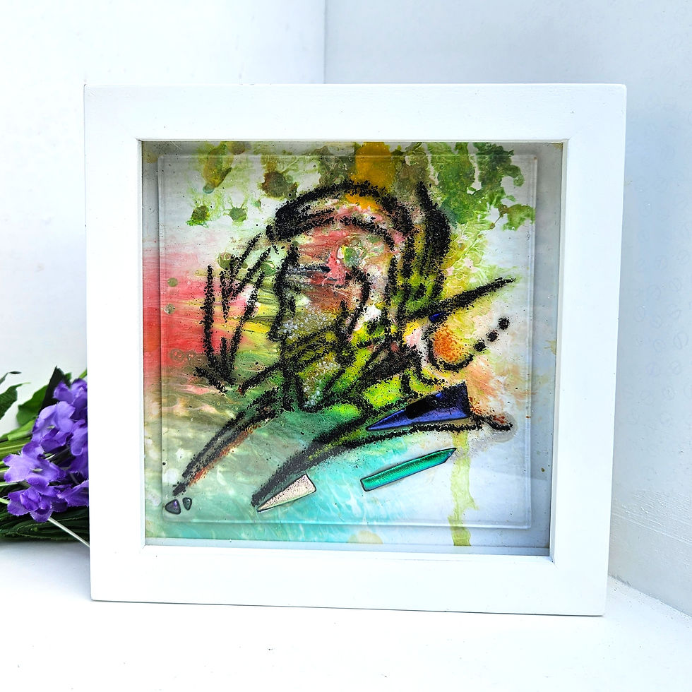 3D Glass Art For Home Decoration.