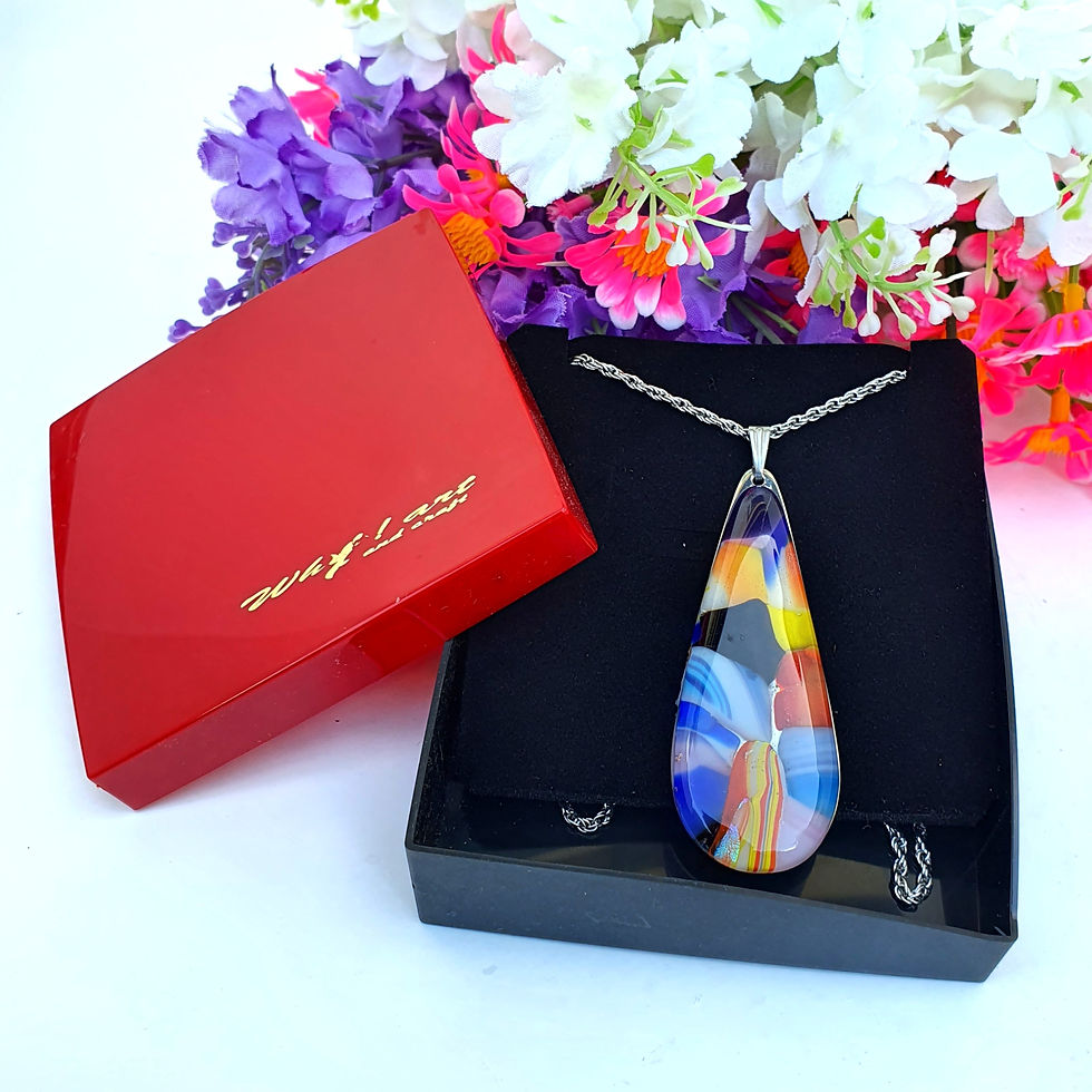 Thumbnail: Handmade Necklace. Ladies Fashion Outfit.