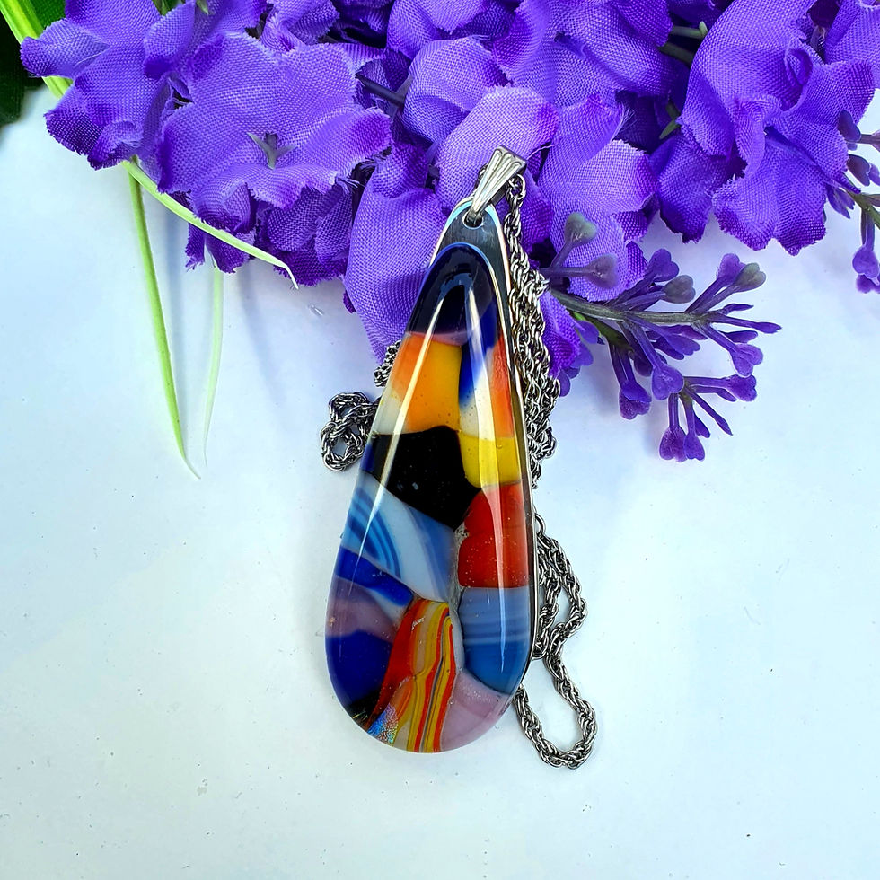 Thumbnail: Handmade Necklace. Ladies Fashion Outfit.