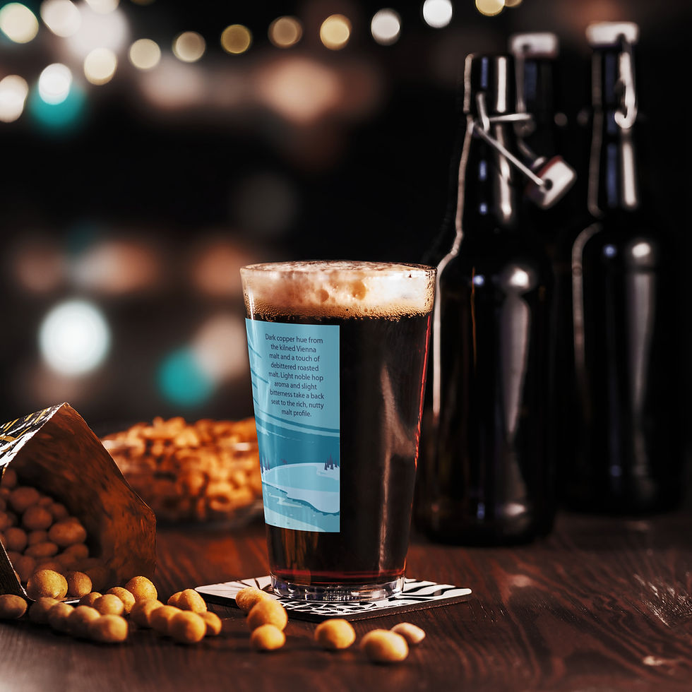 Thumbnail: Northwoods Lager Shaker pint glass