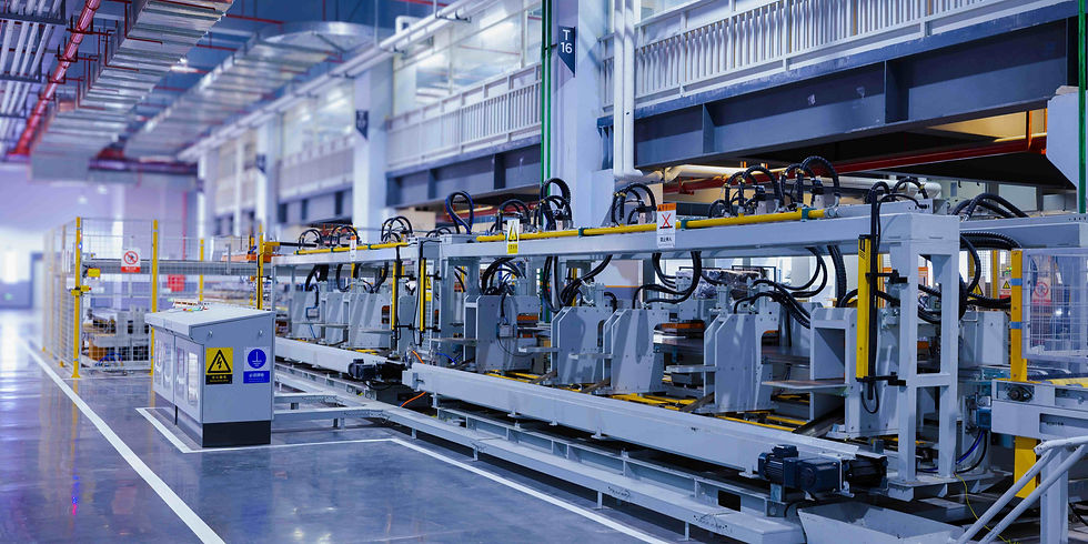 Industrial epoxy flooring system installed in a Malaysian manufacturing facility