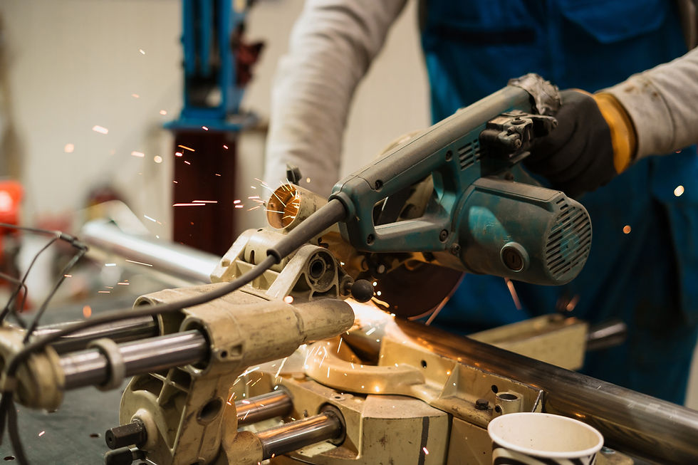 Preventive maintenance contractor inspecting industrial equipment and production machinery in Malaysia