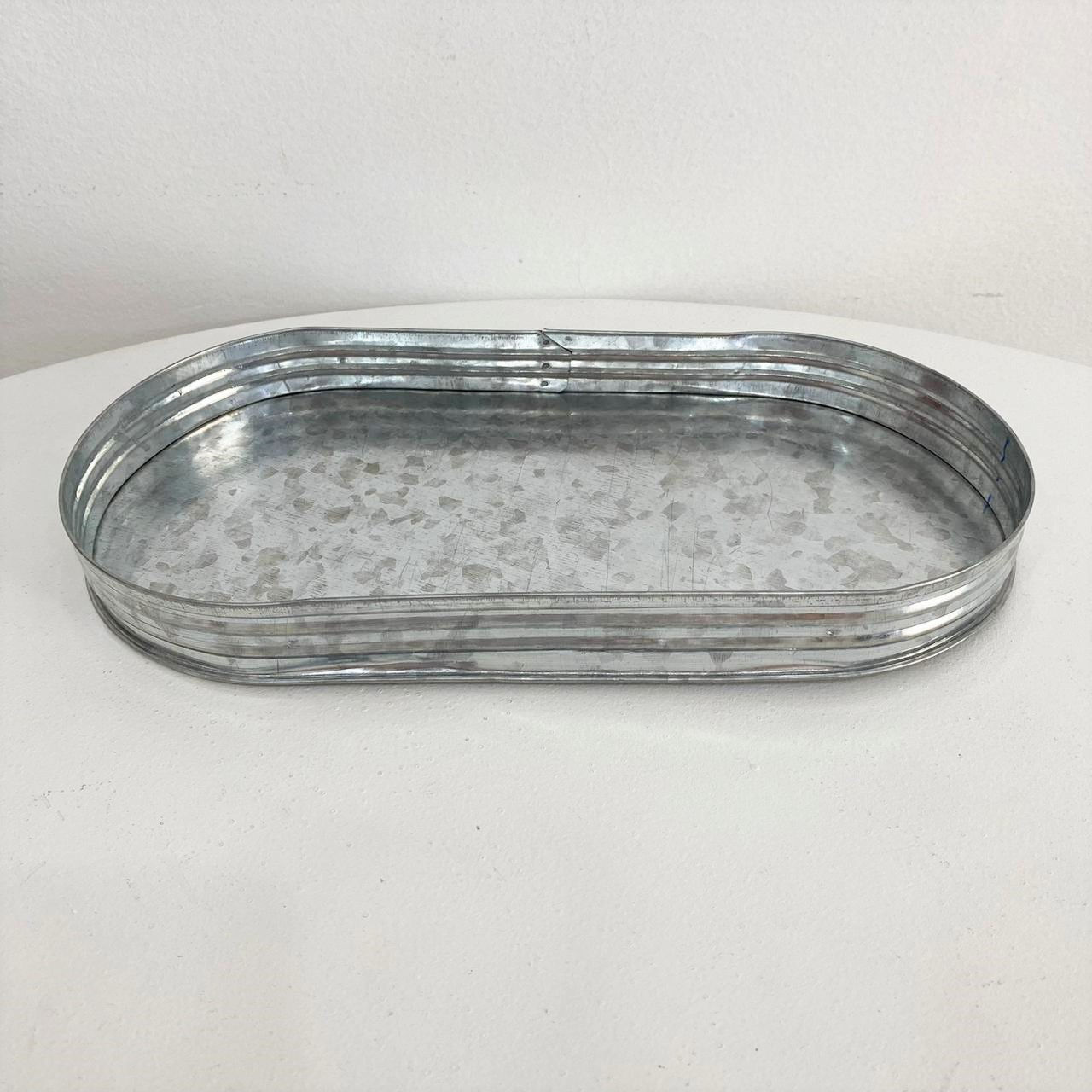 Bandeja Galvanizada Oval