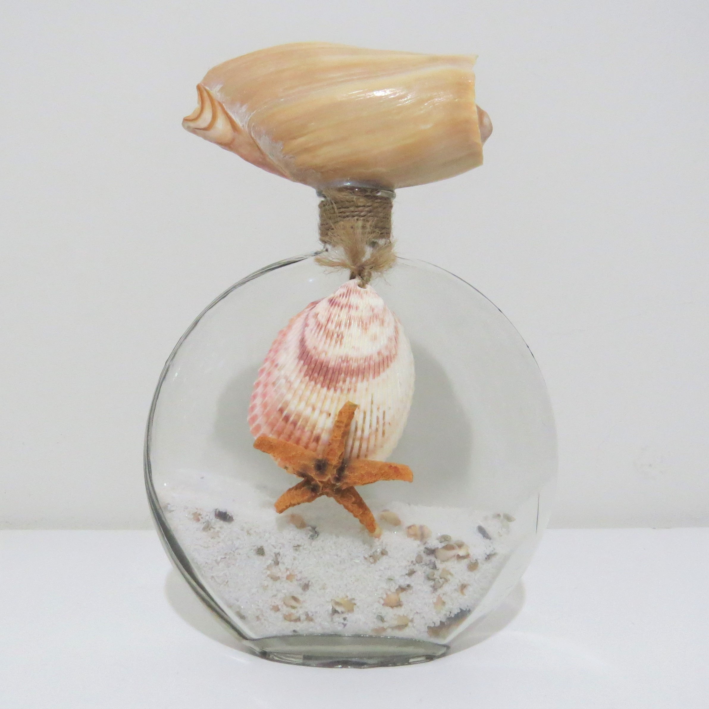 Garrafa Areia com Conchas