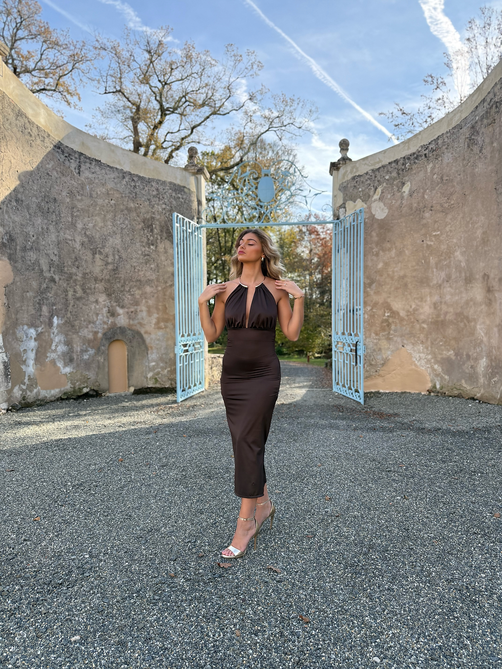 Miniature : Robe Ornella Brune
