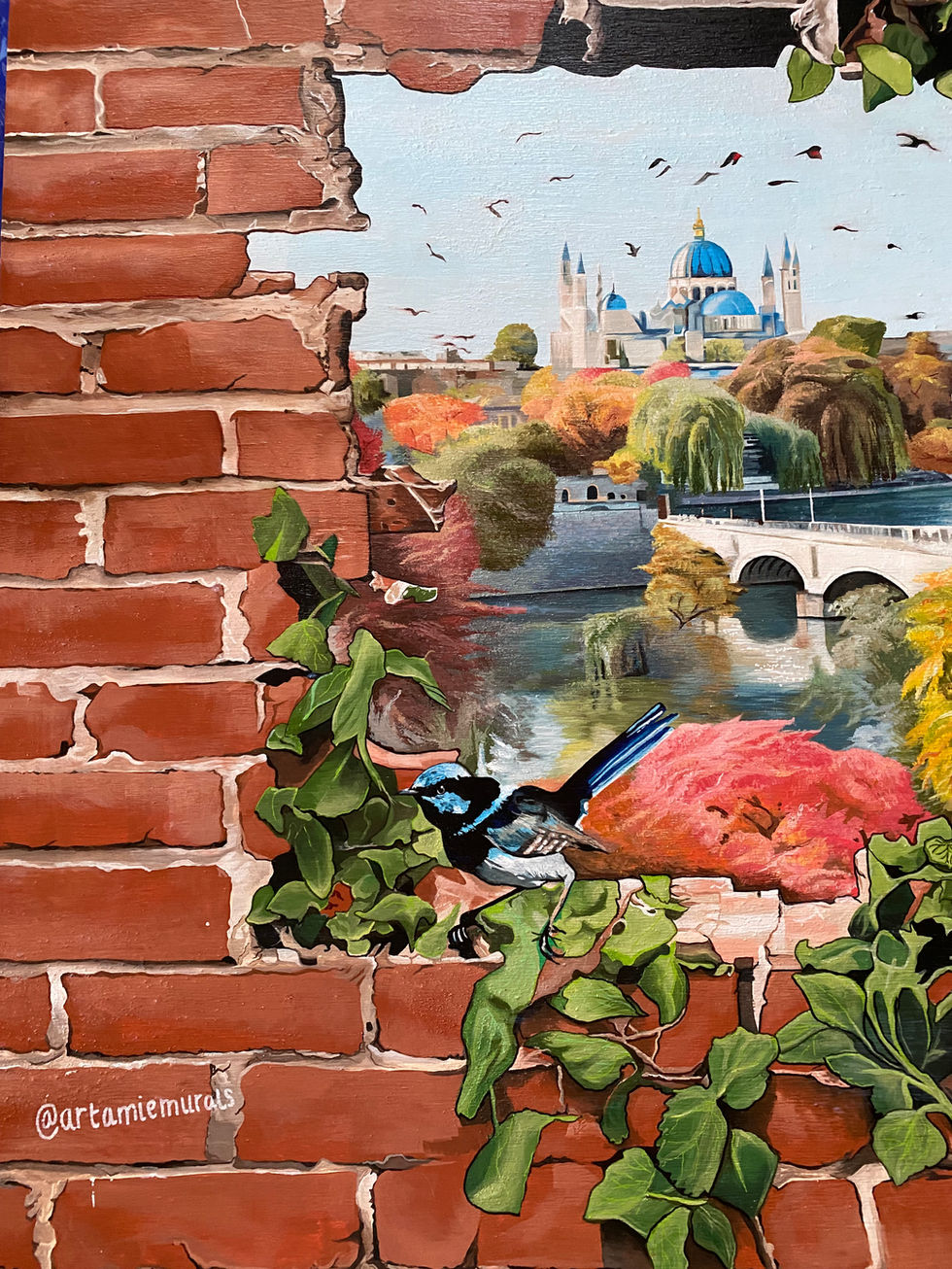 Travelling Illusion Mural