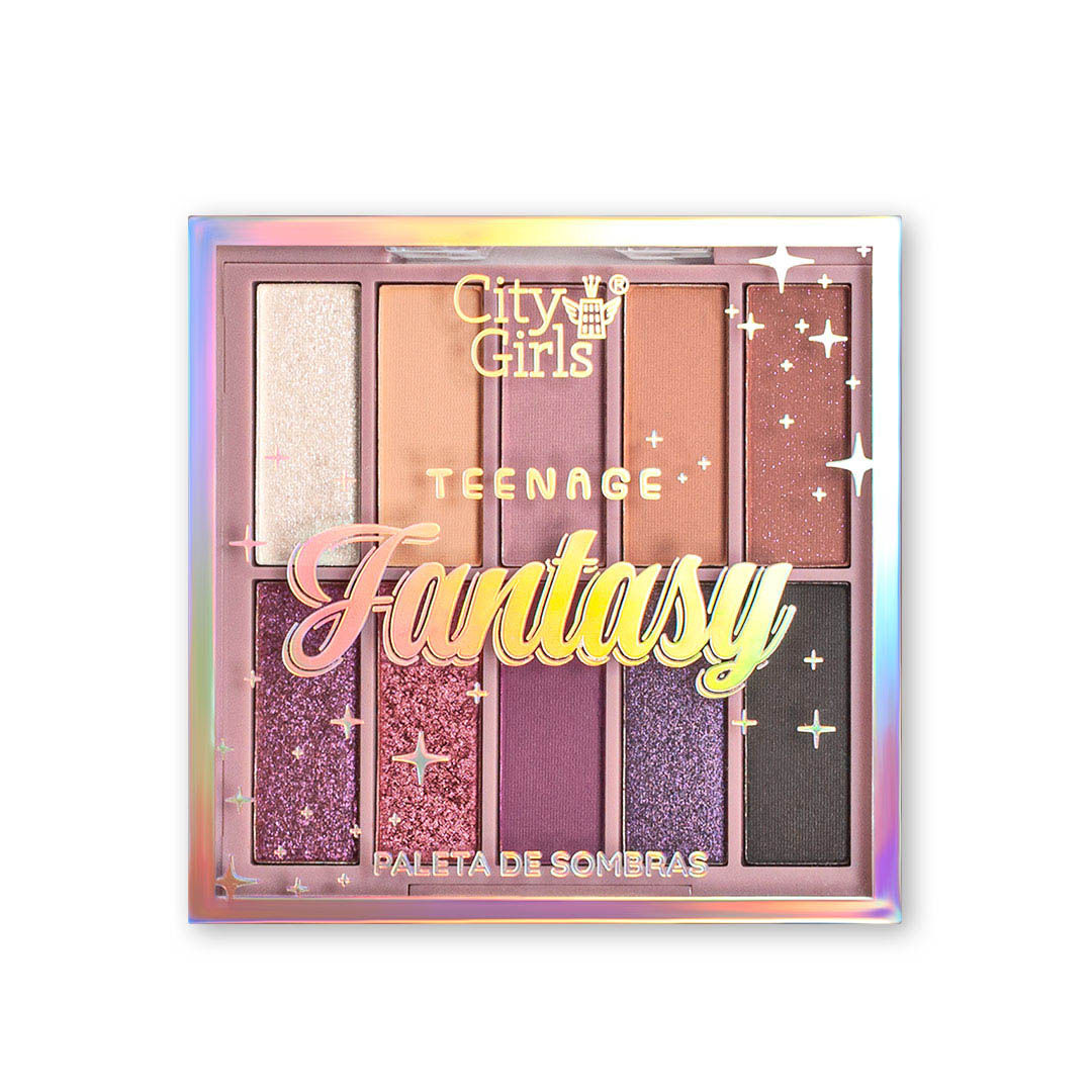 Paleta de Sombras Teenage Fantasy City Girls