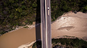 Aerial Photo of a River
