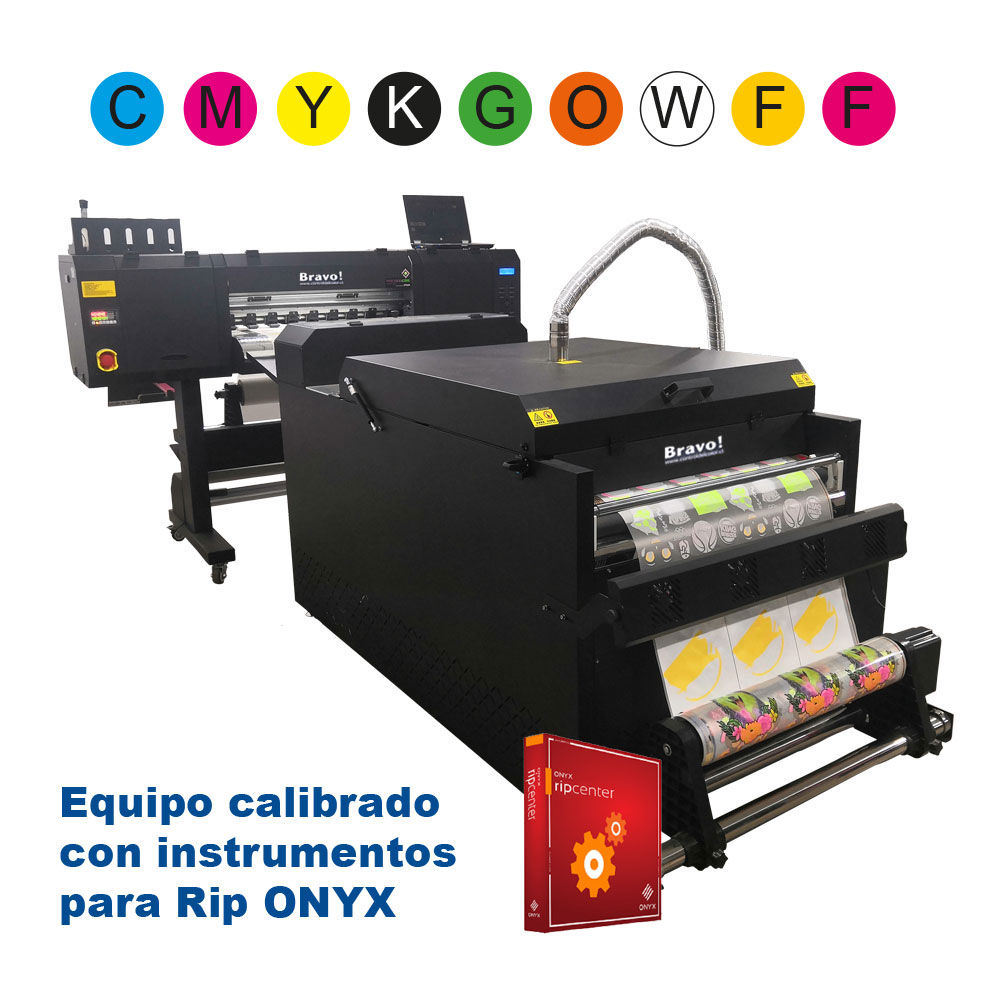 Plotter DTF 60cms Bravo + 9 Colores