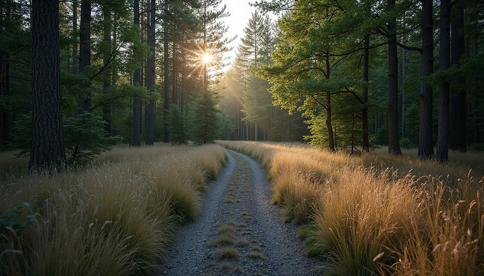 A remote dirt roast through wild area
