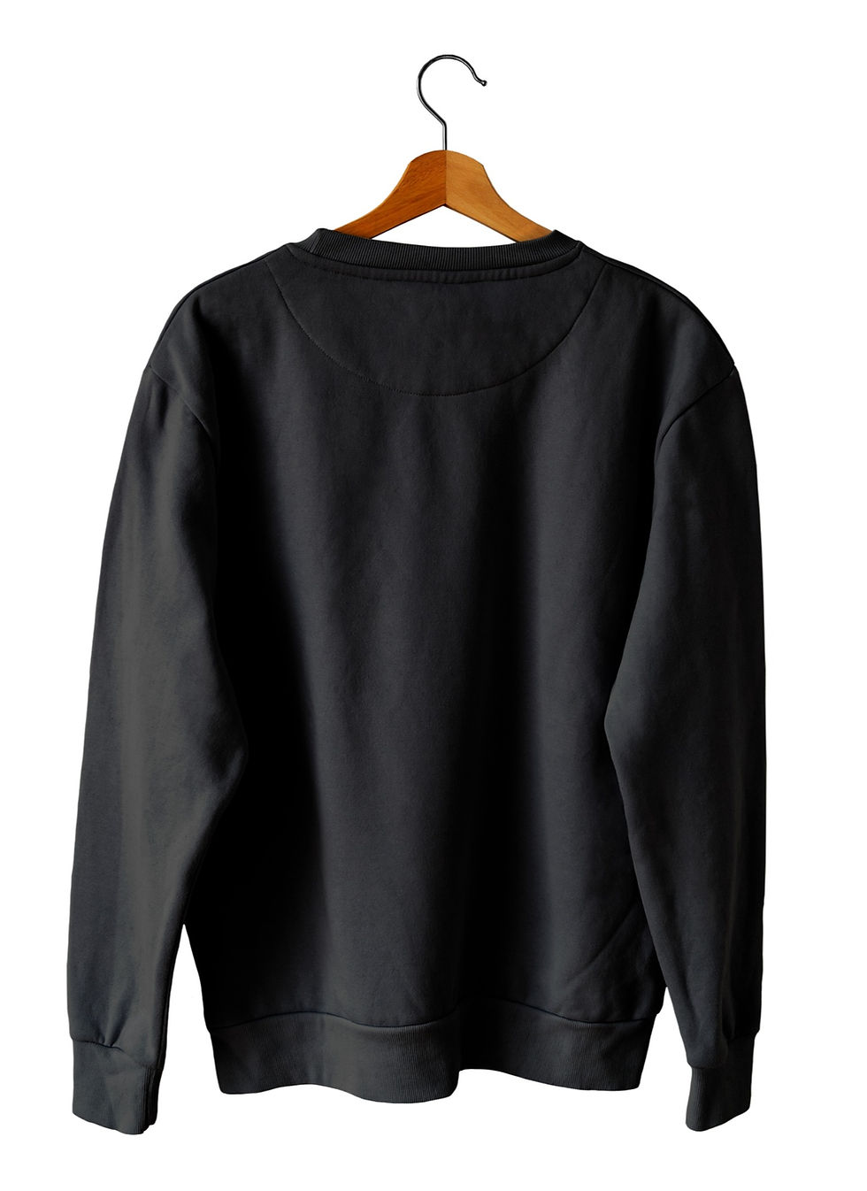 Miniature : Sweat femme "marguerite" noir de dos