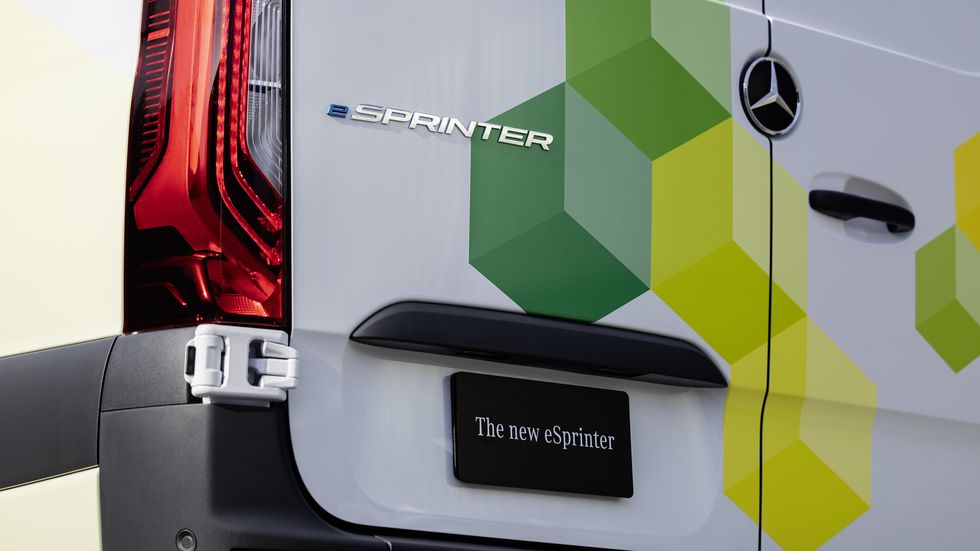 Mercedes All Electric Sprinter Van Reveal