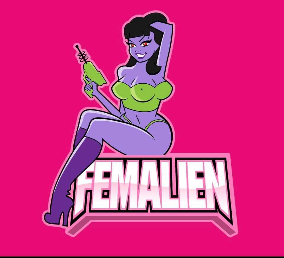 Thumbnail: Femalien Stickers