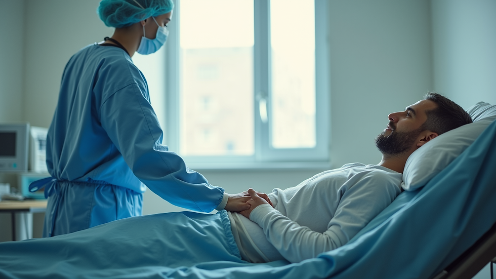 Vista lateral de paciente en recuperación con prendas de compresión tras BBL