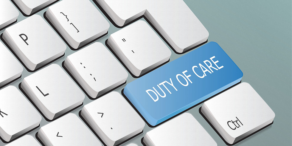 Understanding Duty of care obligations in relation to social media, Webinar. September 12th, 4pm