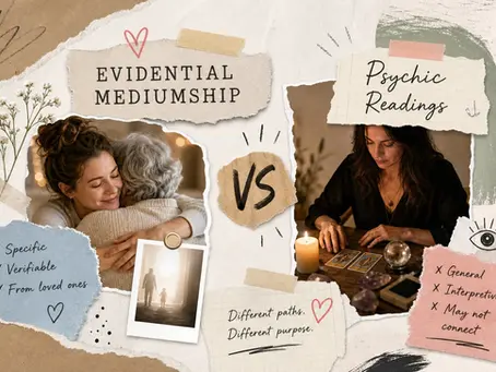 Evidential Mediumship vs Psychic Readings: Key Differences