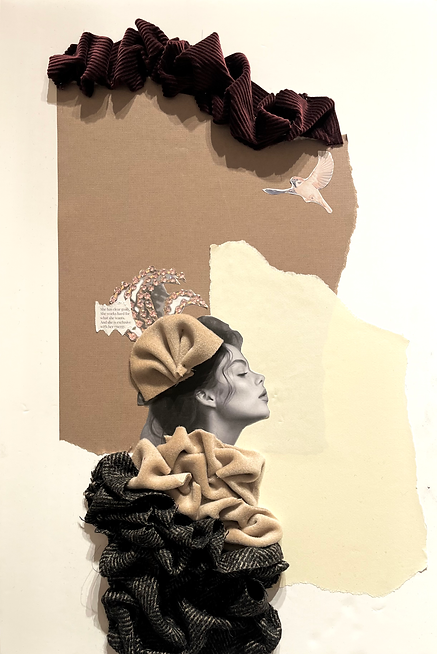 Stoff Collage Max Mara