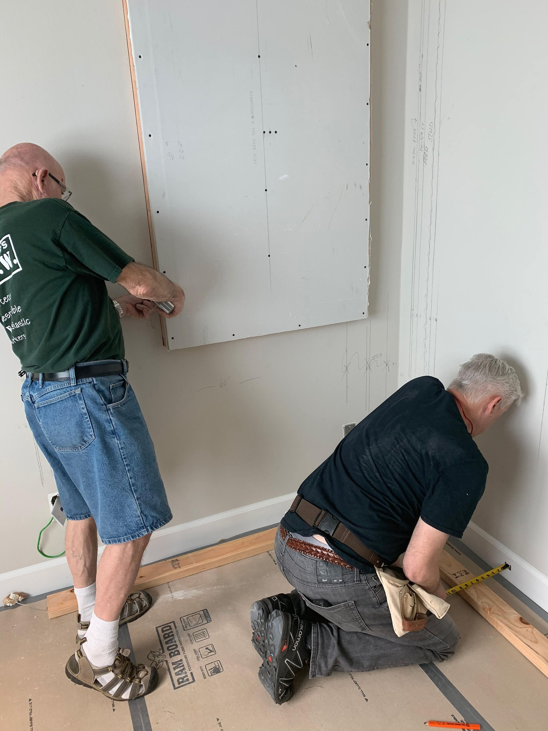 two men working