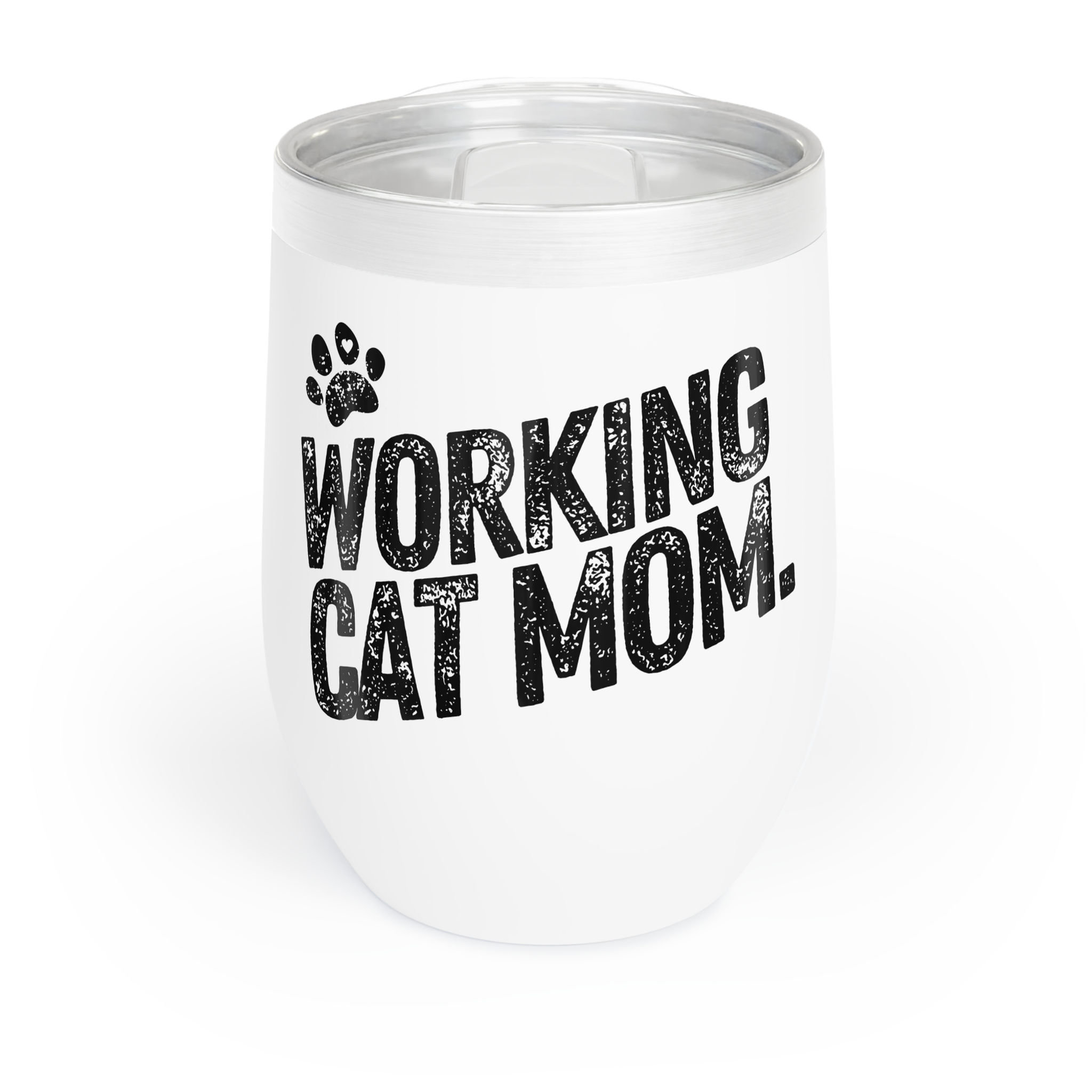 Working Cat Mom Tumbler