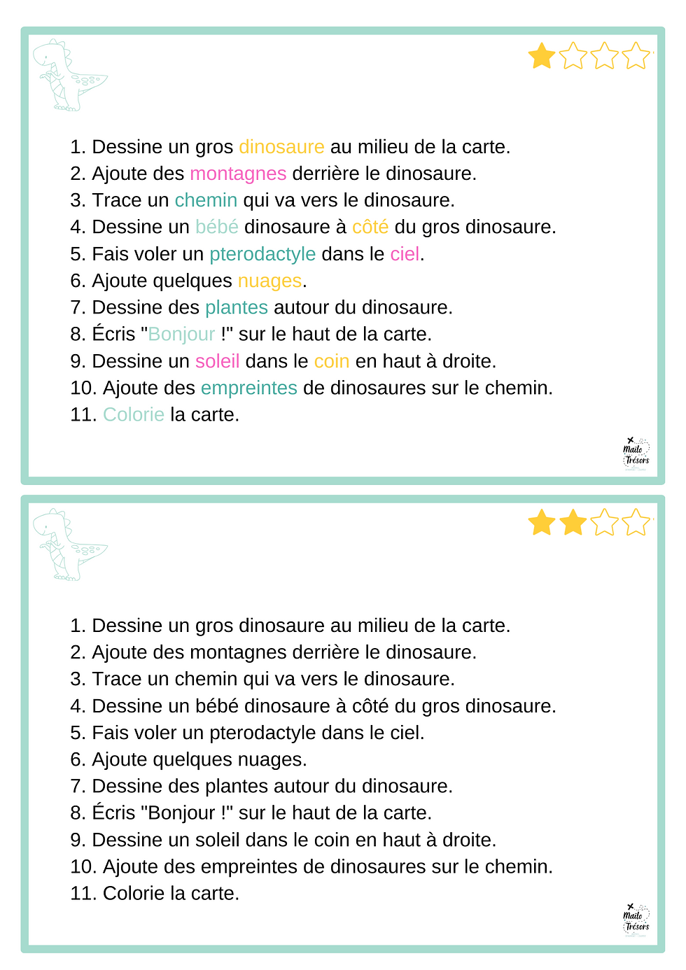 Miniature : Dessine-moi une carte postale au pays des dinosaures