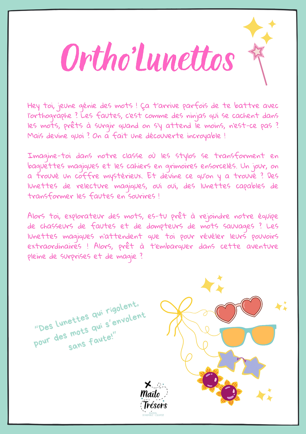 Miniature : Ortho’Lunettos