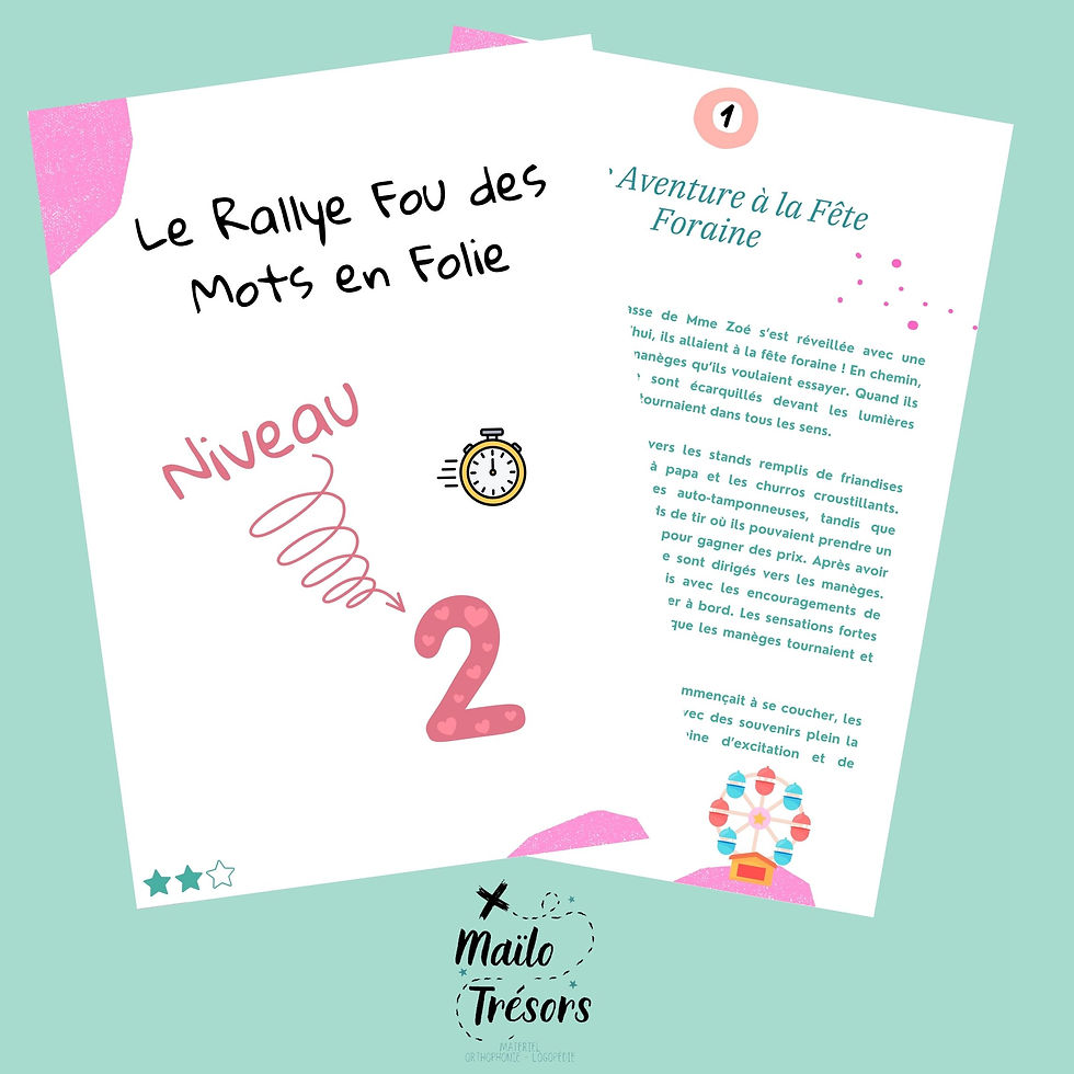 Miniature : Le rallye fou des mots en folie