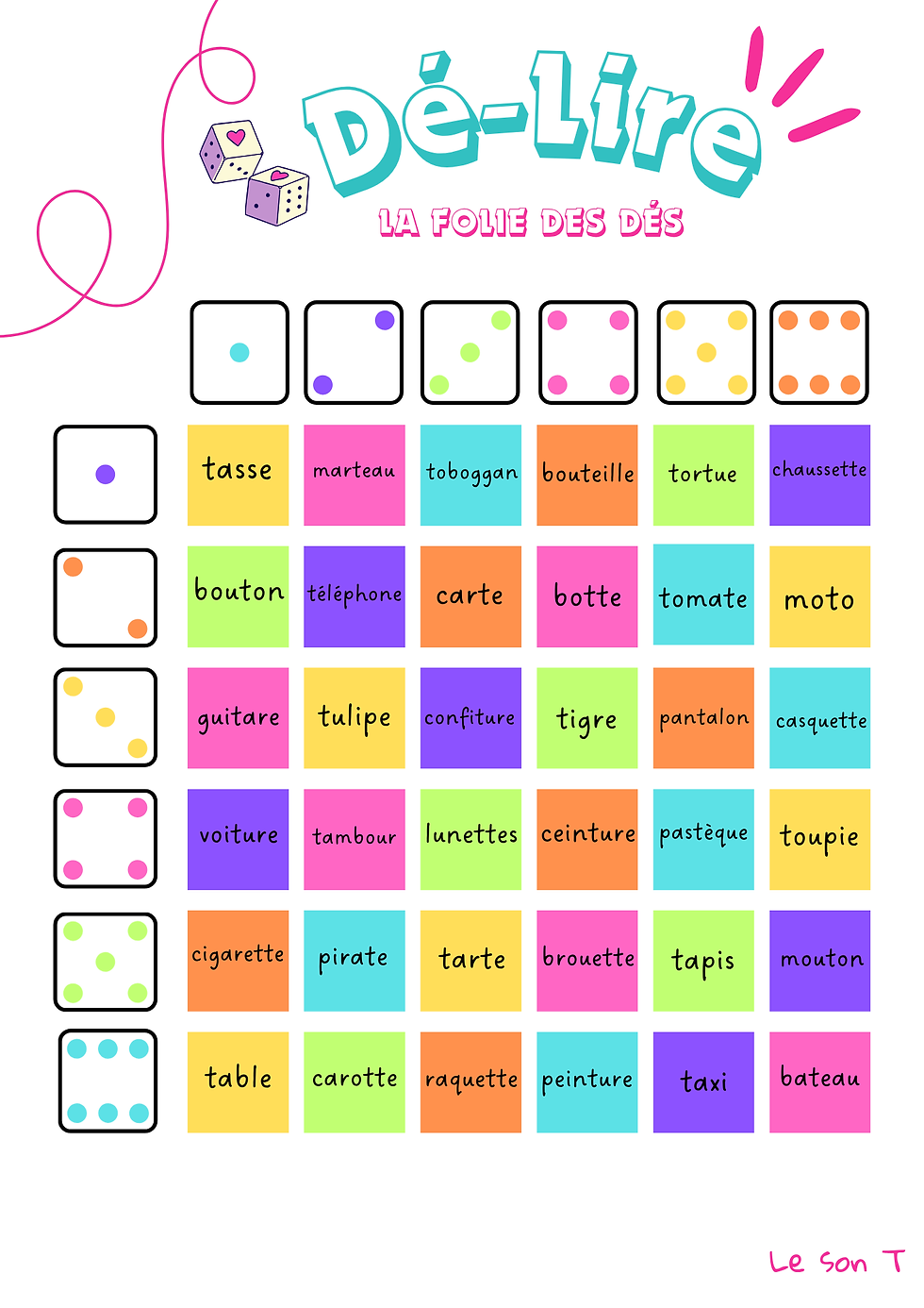 Miniature : Dé-lire la folie des dés /T/