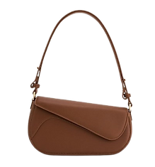 Brown Handbag – Classic brown handcrafted leather handbag by ABC Collection, Made in India, combining style and fine craftsma
