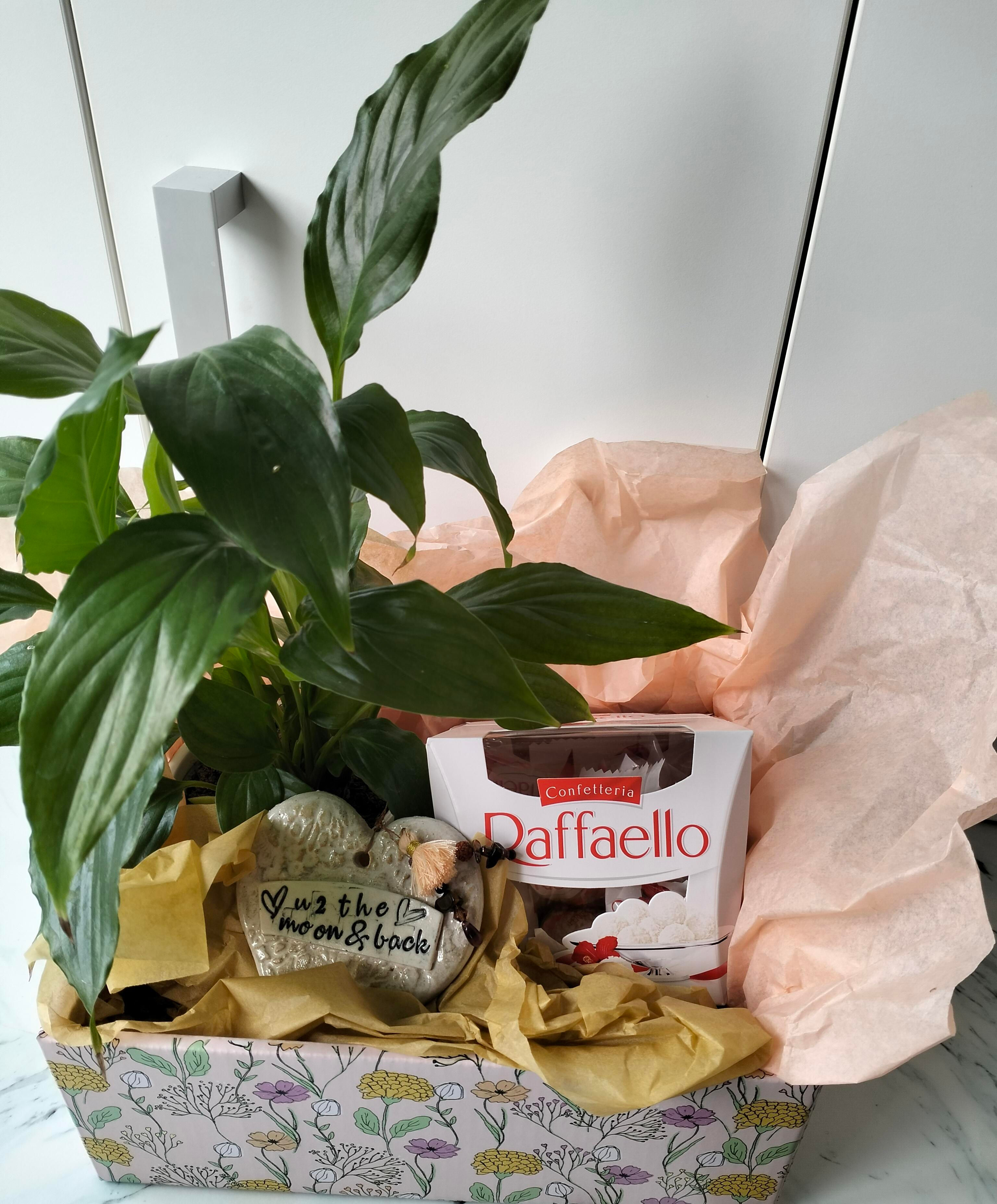 Gift box with hand made pottery heart