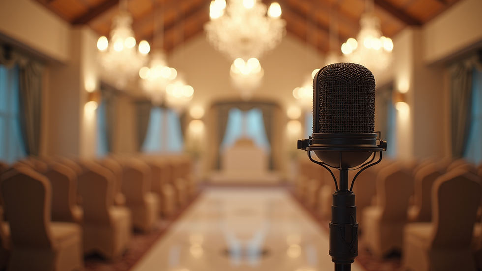 Host a Relaxed Wedding with Open Mic Entertainment