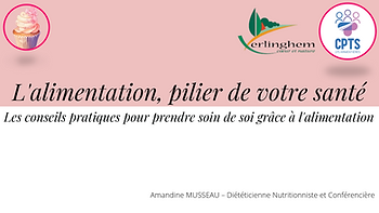 Conférence : L'alimentation, pilier de votre santé