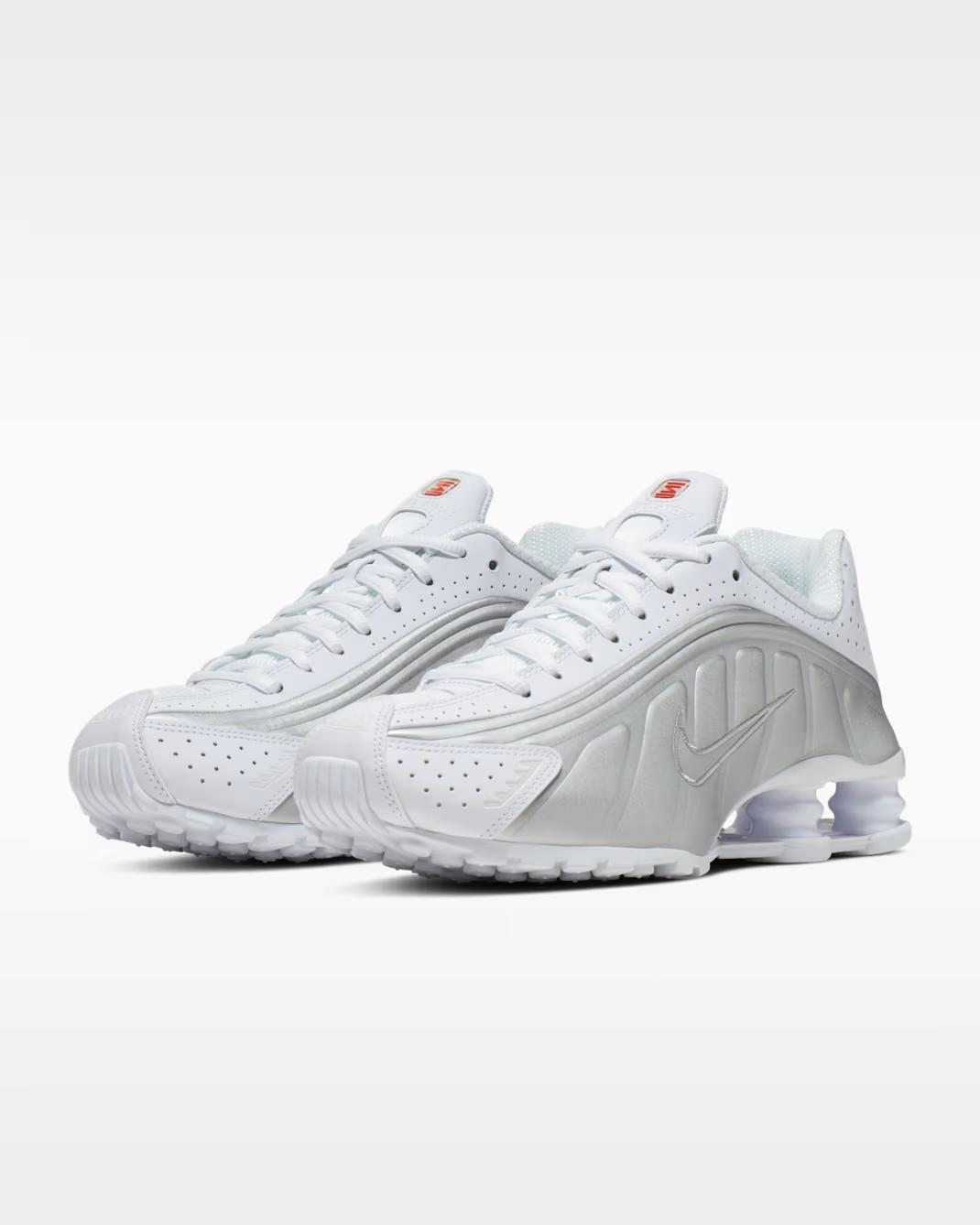NIKE SHOX R4 WHITE / SILVER

