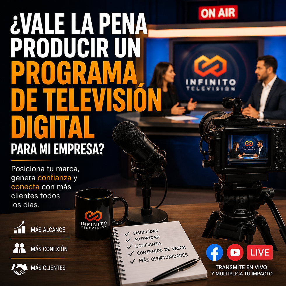 ¿Vale la pena producir un programa de televisión digital para mi empresa?