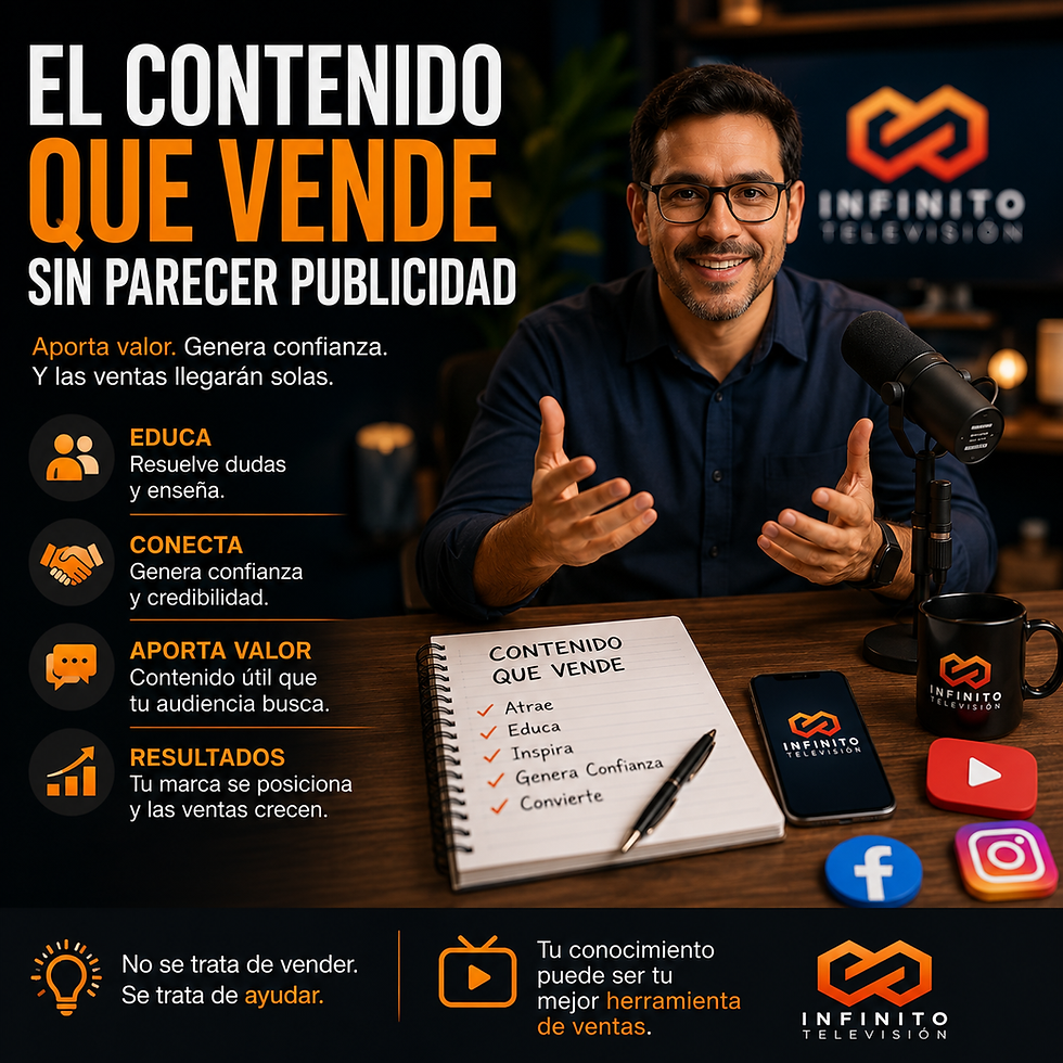 El contenido que vende sin parecer publicidad.