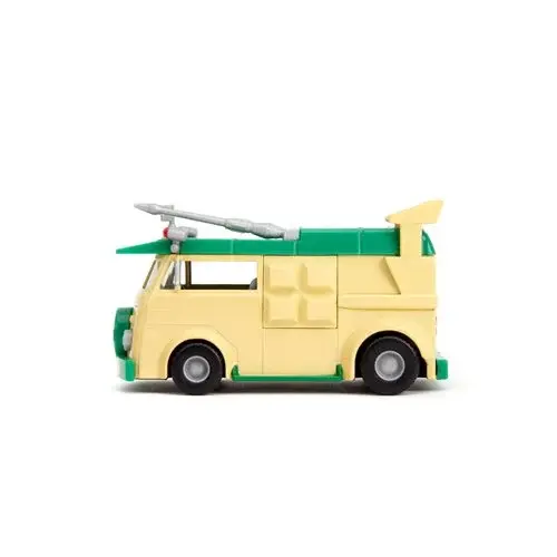 Thumbnail: Teenage Mutant Ninja Turtles Hollywood Rides Party Wagon 1:32 Scale Die-Cast Met
