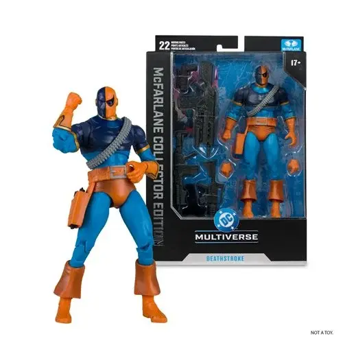 Deathstroke Next to packaging collectors edition mcfarlane