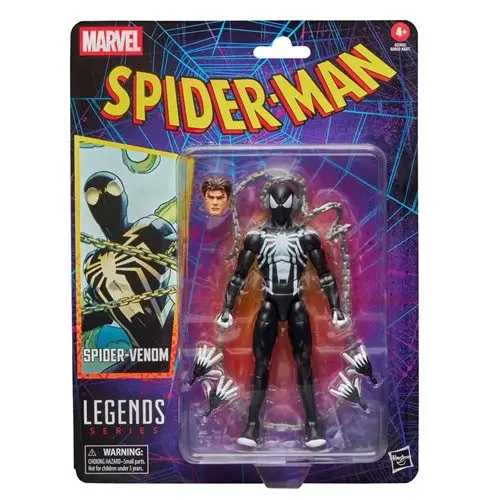 Thumbnail: Spider-Man Marvel Legends Retro Cardback Spider-Venom 6-Inch Action Figure
