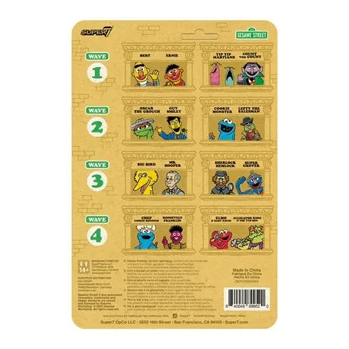 Thumbnail: Sesame Street Alligator King 3 3/4-Inch ReAction Figure