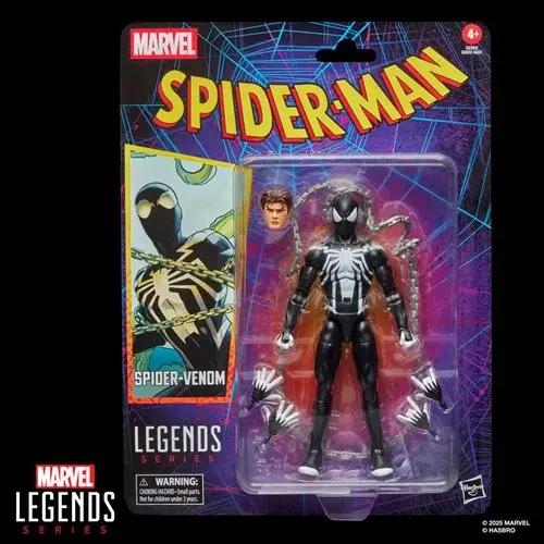 Thumbnail: Spider-Man Marvel Legends Retro Cardback Spider-Venom 6-Inch Action Figure