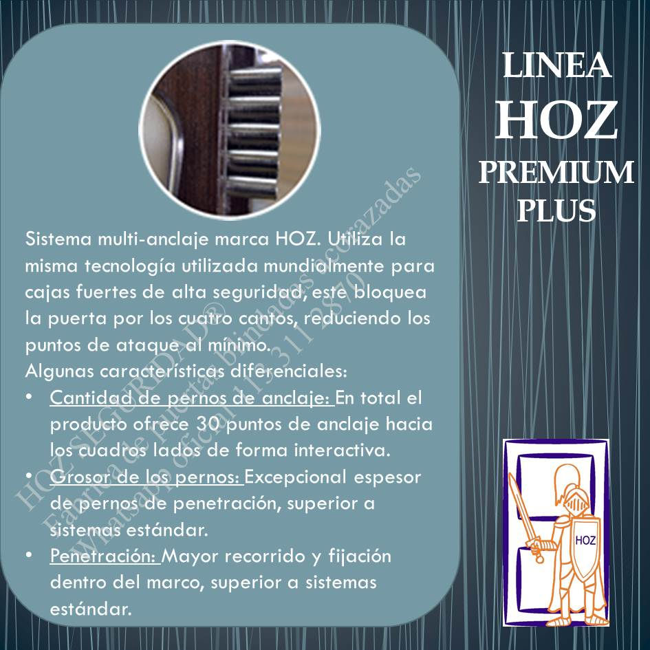 Miniatura: Sistema Multi-Anclaje HOZ Seguridad. 30 anclajes de acero y sistema interactivo simultáneo.