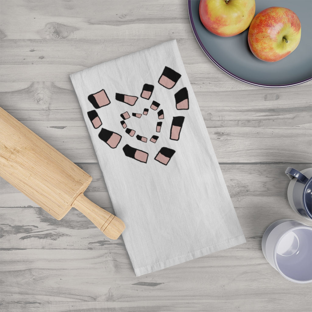 Maktak Heart Tea Towel