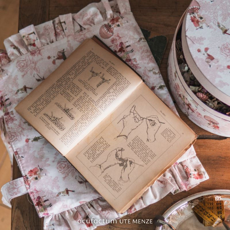 Miniaturbild: Acufactum Baumwollstoff Rosenküsse