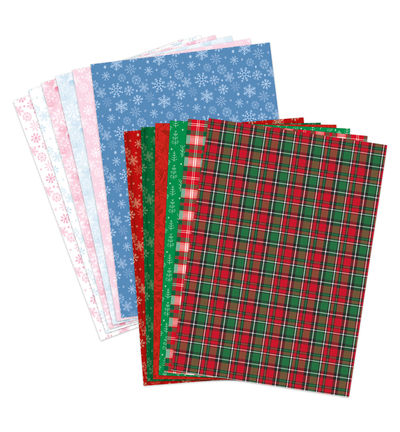 Thumbnail: Bedrukt cardstock - Christmas Variety