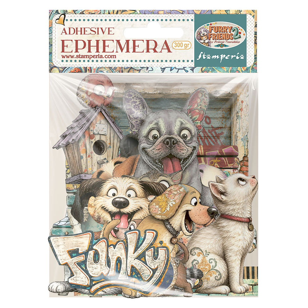 Thumbnail: Stamperia Art Journaling Selection LARGE – Furry Friends 2