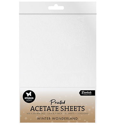 Thumbnail: Acetate Sheets Snow, Fairies Christmas Essentials 